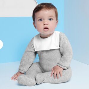 Jacardi Baby Boy or Unisex Sleep Suit in Grey